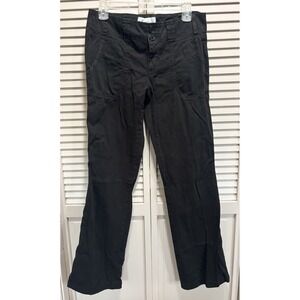 Sanctuary Surplus Black Bootcut Denim Jeans Size 29 Low Rise Pockets